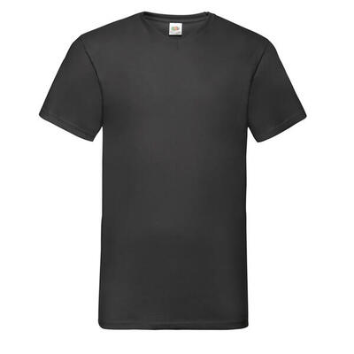 Heren valueweight v neck tshirt (marine)