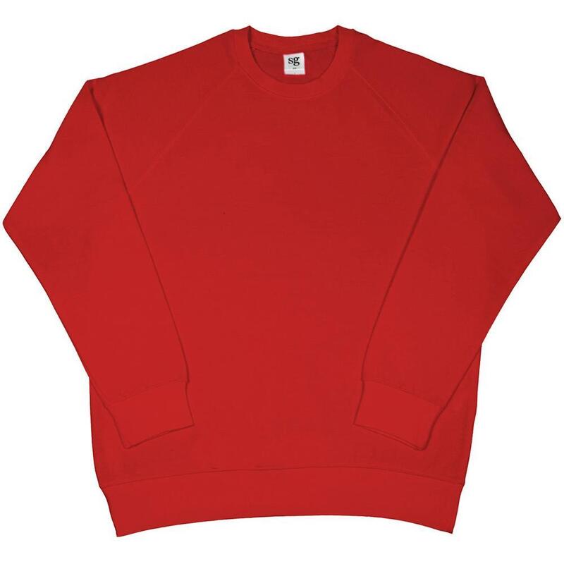 Sweatshirt À Manches Longues Homme (Rouge)