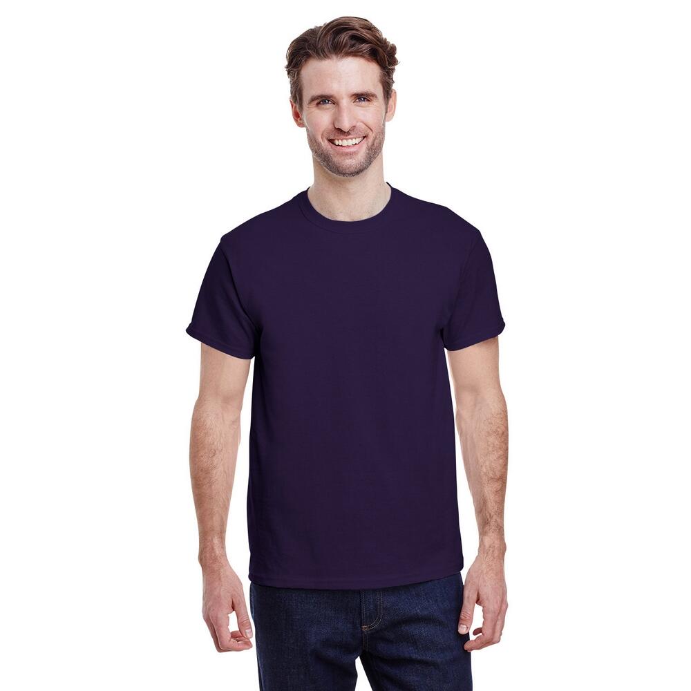 Unisex Adult Heavy Cotton ShortSleeved TShirt (Blackberry)