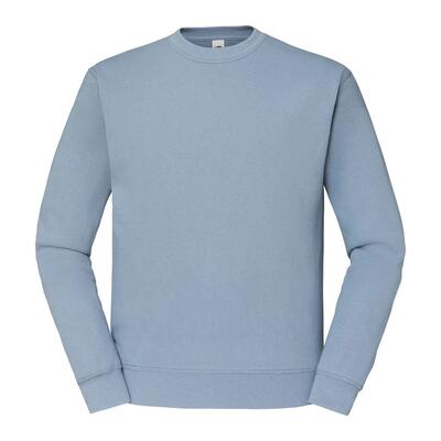 Heren klassiek ingelegd sweatshirt (hemelsblauw)