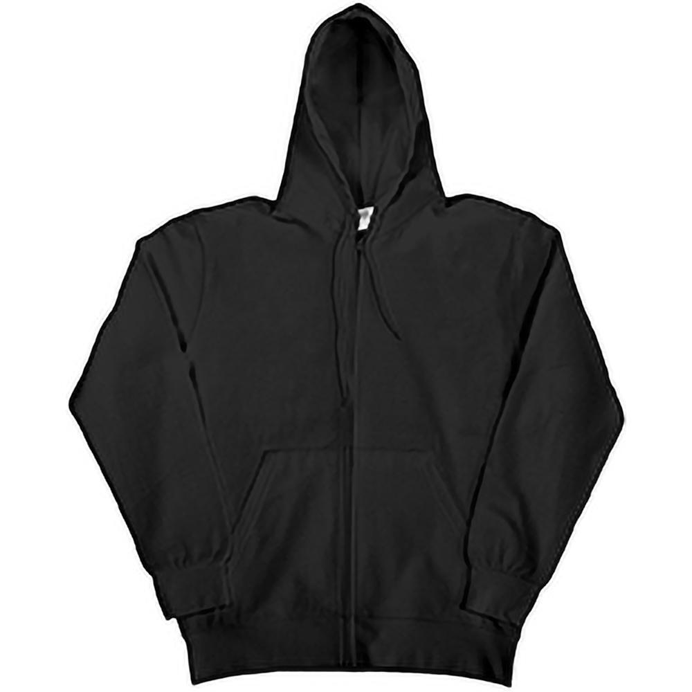 Sudadera lisa con cremallera y capucha Modelo Full Zip hombre/caballero 3/3