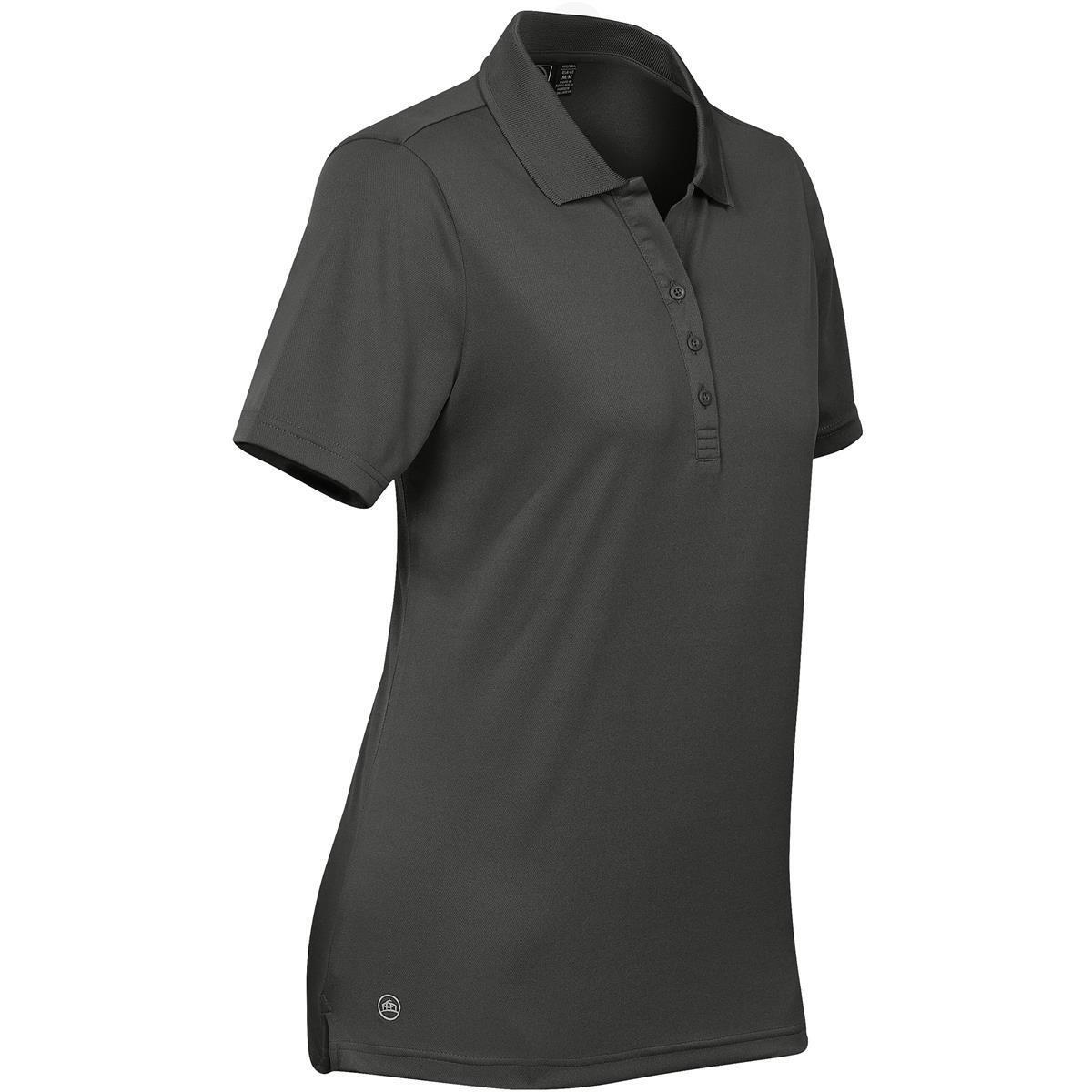 Mulheres/Ladias Eclipse H2XDry Pique Polo (Carbono) 3/3