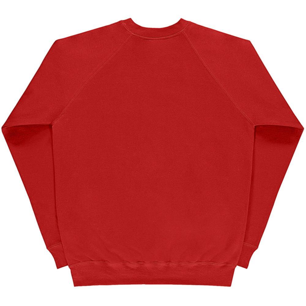 Felpa Girocollo Maniche Raglan Uomo SG Rosso 2/3