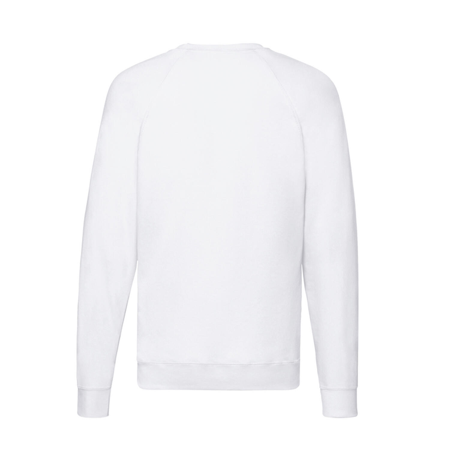 Jersey de Ligero Raglan para Hombre Blanco 2/3