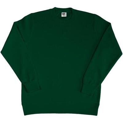 Dames crew neck long sleeve sweatshirt (marineblauw)
