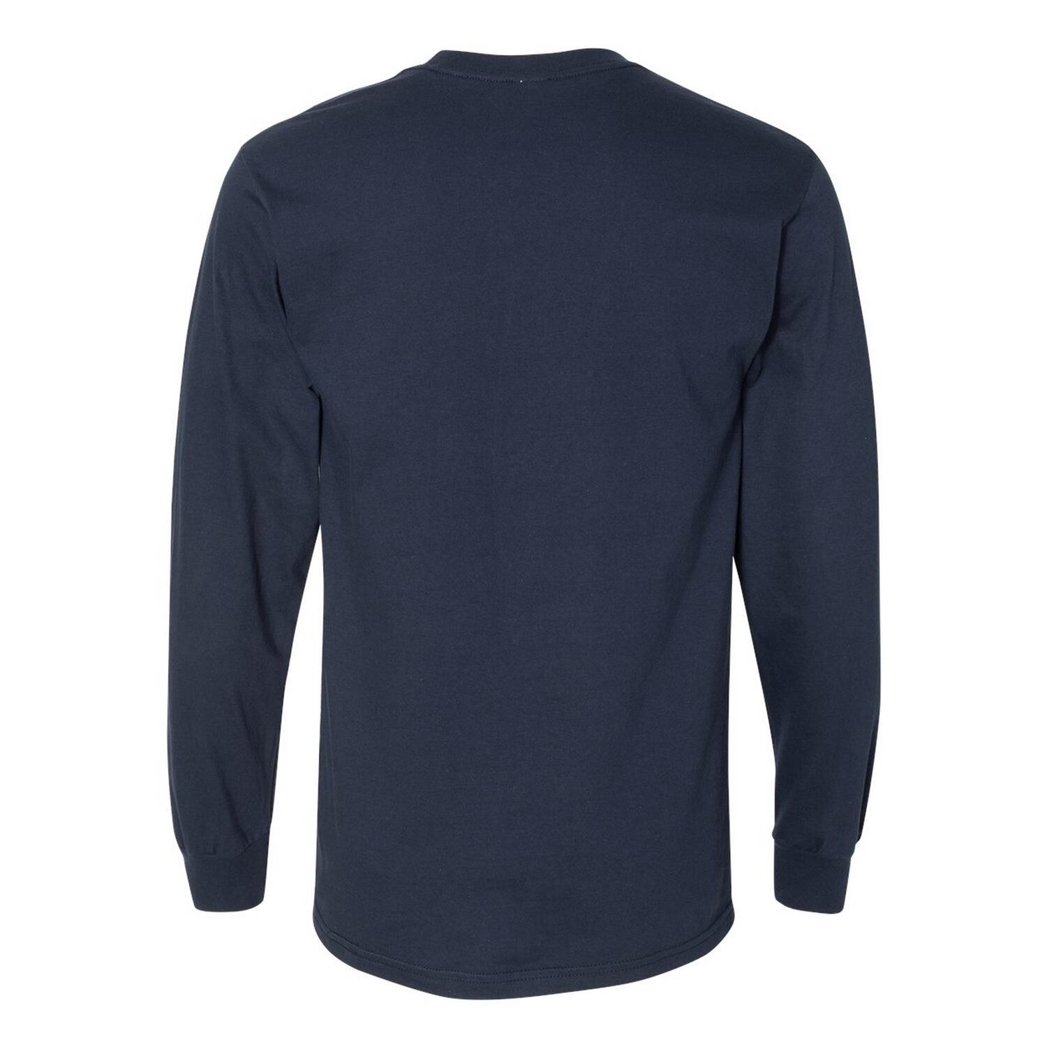 Camiseta Hammer de Manga Larga para Adultos Unisex Marino Oscuro Deportivo 2/3