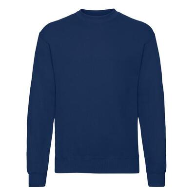 Heren klassiek ingelegd sweatshirt (hemelsblauw)