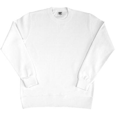 Dames crew neck long sleeve sweatshirt (marineblauw)