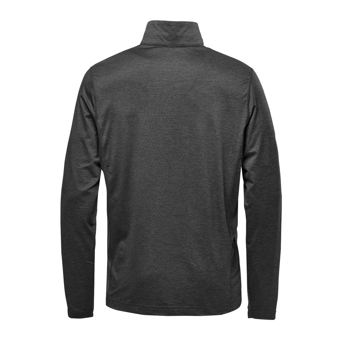 Pulôver Milano H2XDRY com um quarto de fecho (Heather Charcoal) 2/4