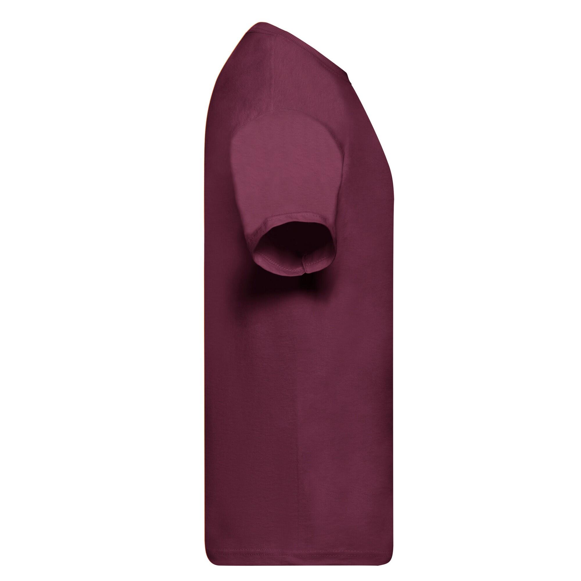 T-Shirt original para homem (Bordeaux) 3/3