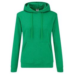 Sweat À Capuche Femme (Vert Chiné)