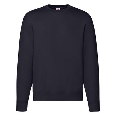 Heren premium ingelegd sweatshirt (houtskool)