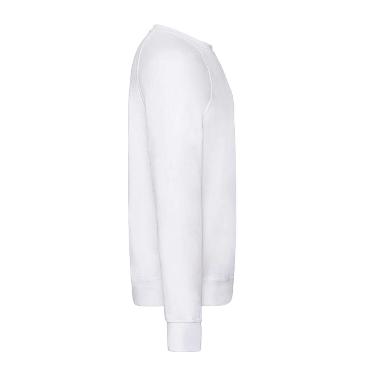 Jersey de Ligero Raglan para Hombre Blanco 3/3