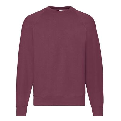 Heren klassiek raglan sweatshirt (mineraalblauw)