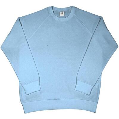 Felpa Girocollo Maniche Raglan Uomo SG Nero