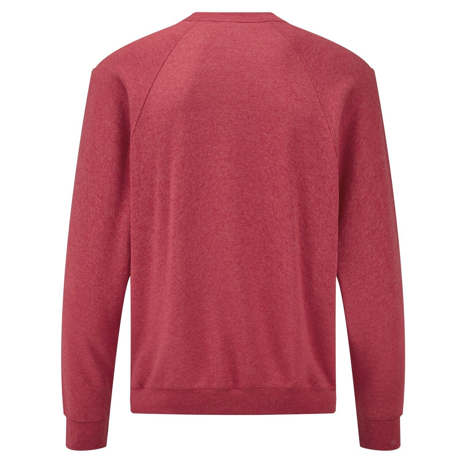 Felpa Raglan Adulto Unisex Fruit Of The Loom Classic Erica Rossa 2/3