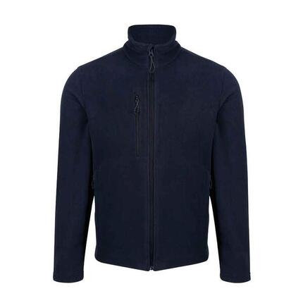 Honestly Made" Fleecejacke Durchgehender Reißverschluss für Herren Marineblau