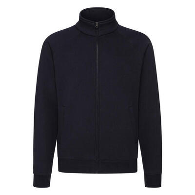 Unisex premium sweat jacket voor volwassenen (zwart)
