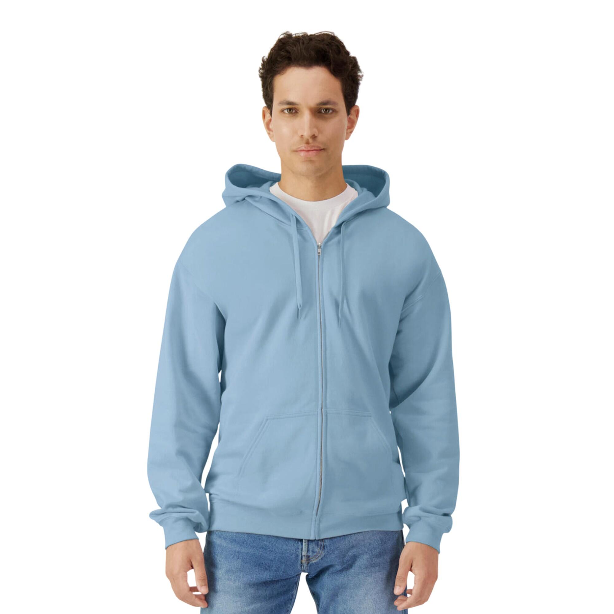 Veste À Capuche SOFTSTYLE Homme (Bleu De Gris) 2/2