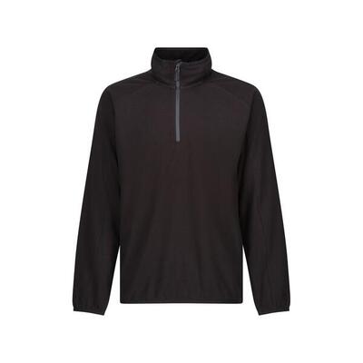 Heren navigate half zip fleece (zwart/nieuw royal)