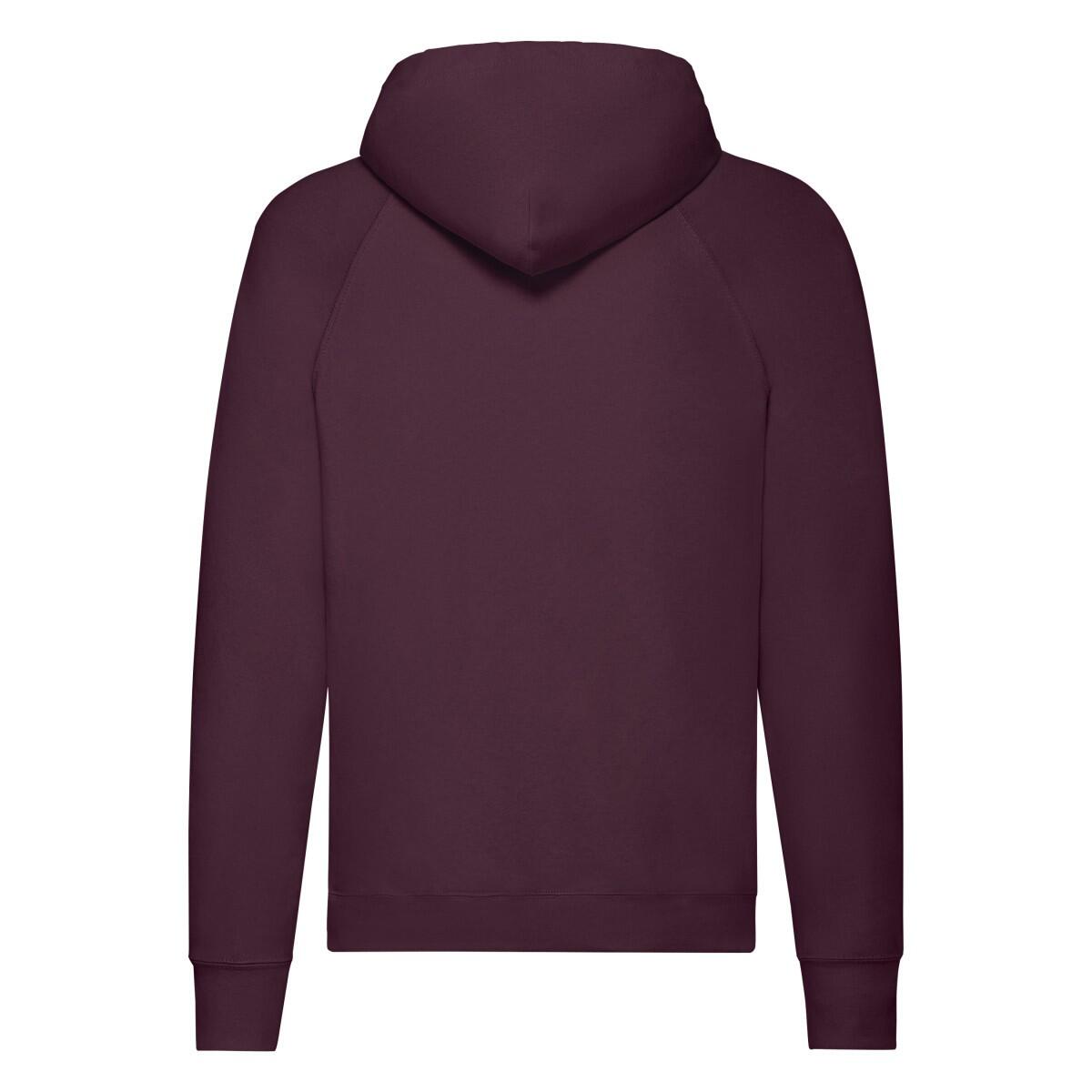 Sudadera de Ligero para Hombre Burdeos 2/3
