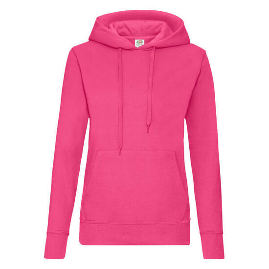 Sweat À Capuche CLASSIC Femme (Fuchsia)
