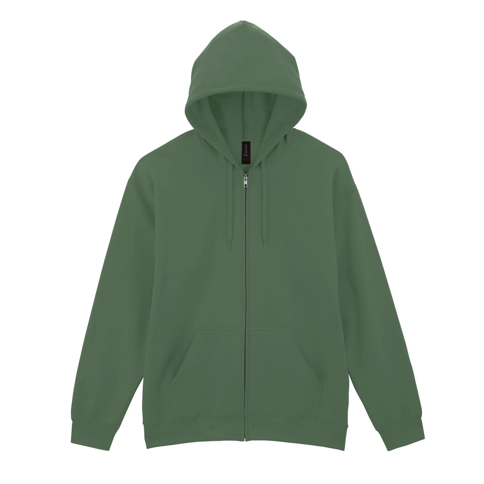 Gildan - Veste À Capuche Softstyle Homme (vert Kaki) - Sweat-shirt - Vert - 48 Xl - Decathlon