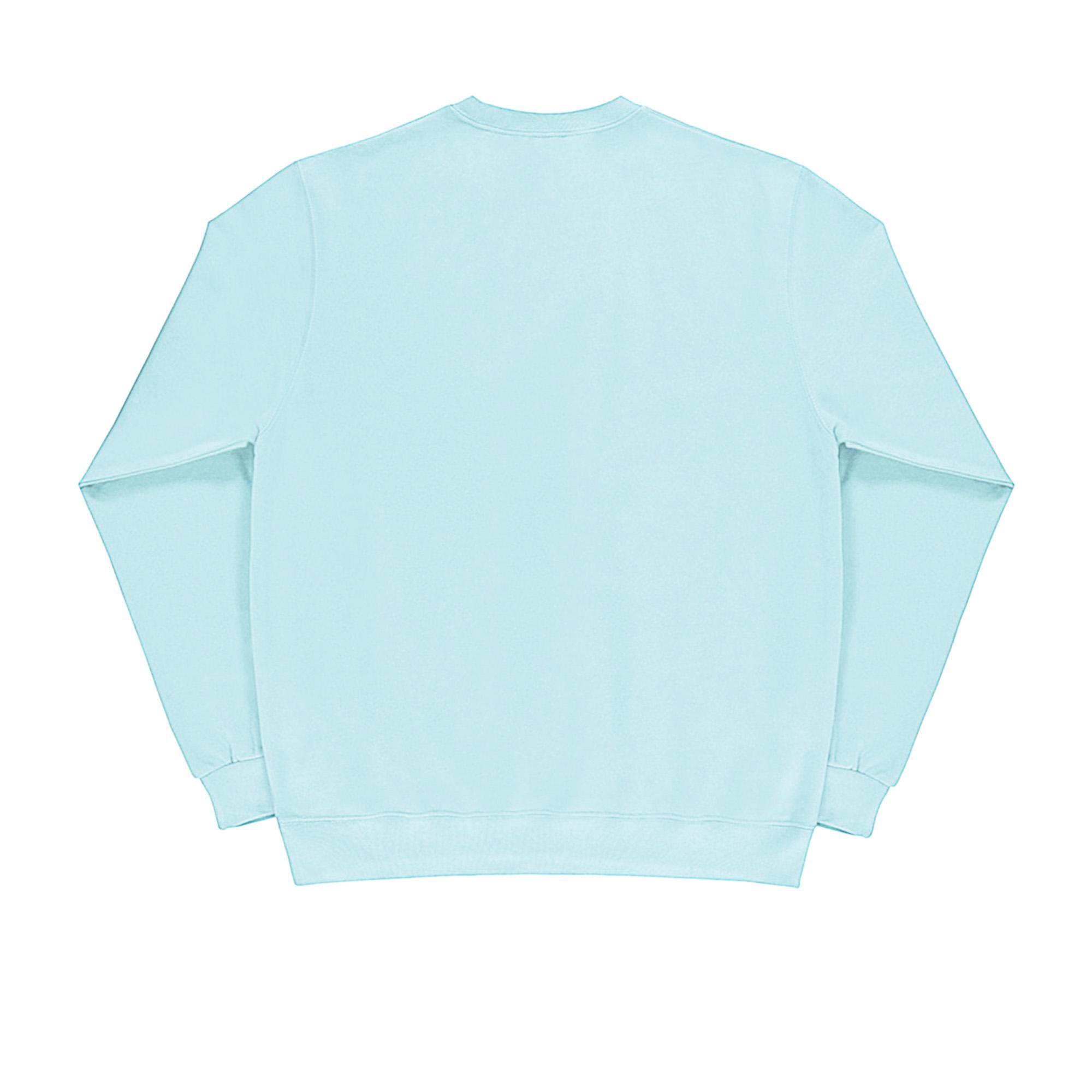 Sudadera cuello redondo manga larga Modelo Crew hombre caballero Azul Cielo 2/2
