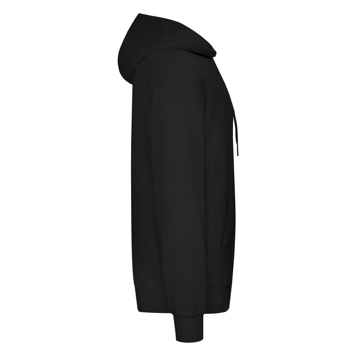 Klassieke herenhoodie (Zwart) 3/3