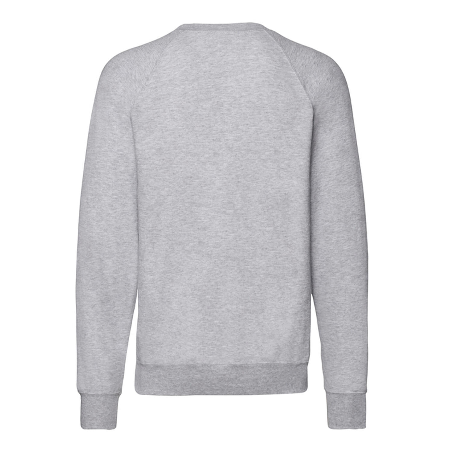 Maglione Raglan Uomo Fruit Of The Loom Grigio Erica 2/3