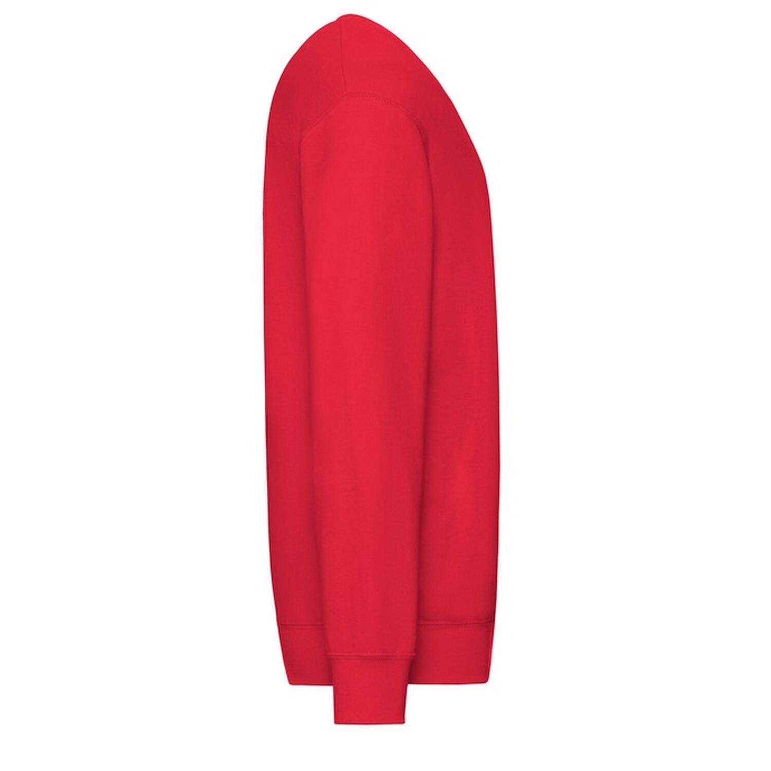 Felpa A Giro Uomo Fruit Of The Loom Rosso 3/3