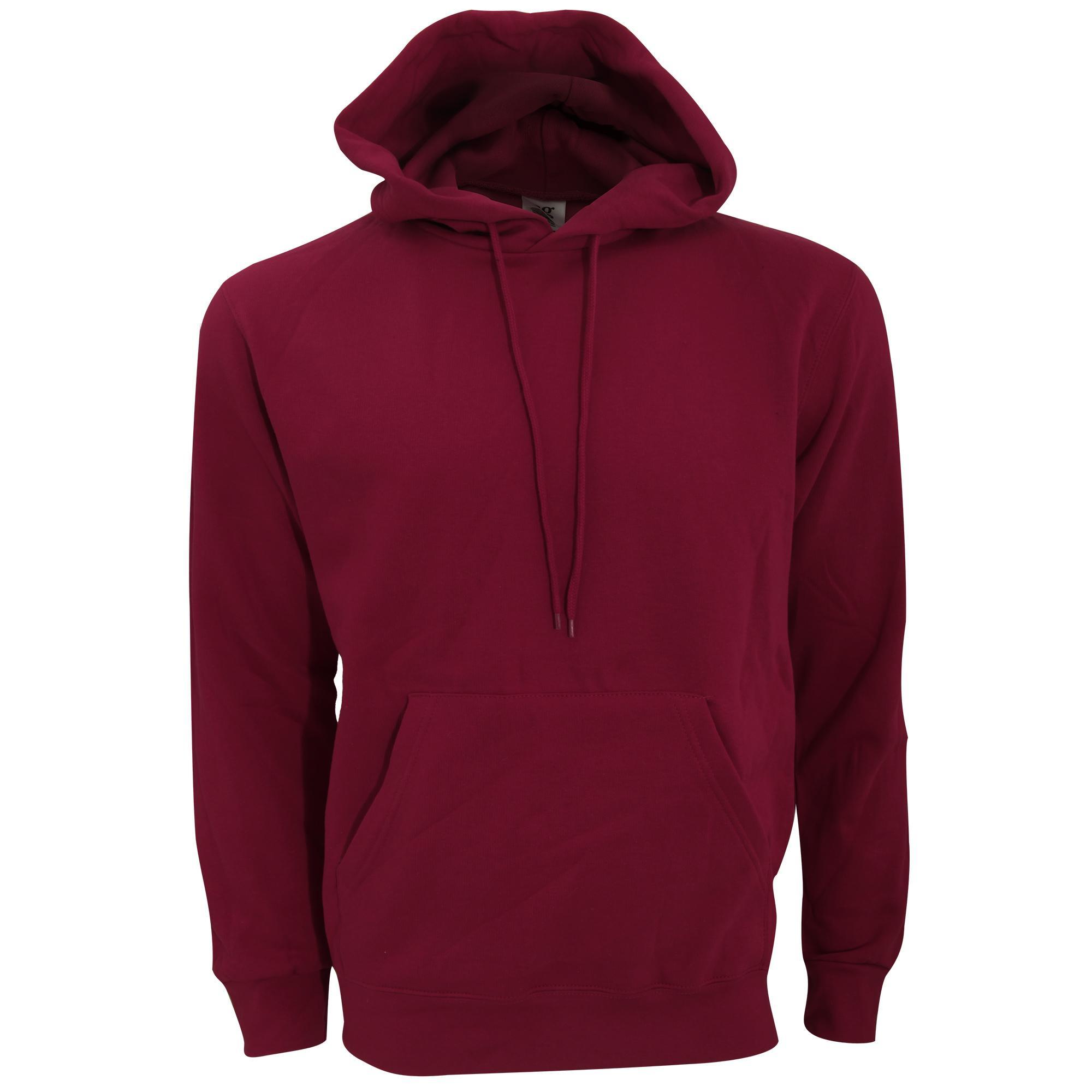 Męska Gładka Bluza Sportowa Przez Głowę Kaptur