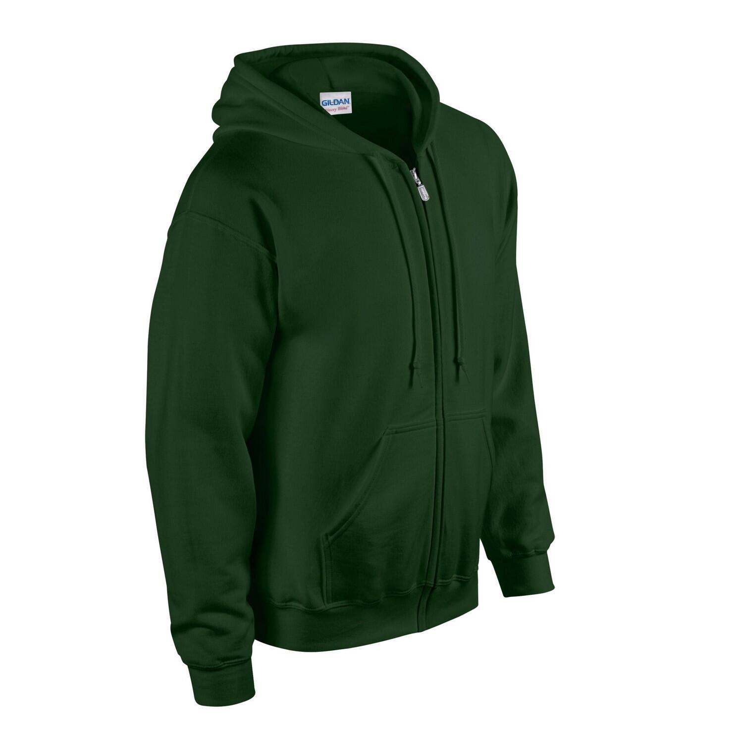 Veste À Capuche Adulte (Vert Forêt) 3/3