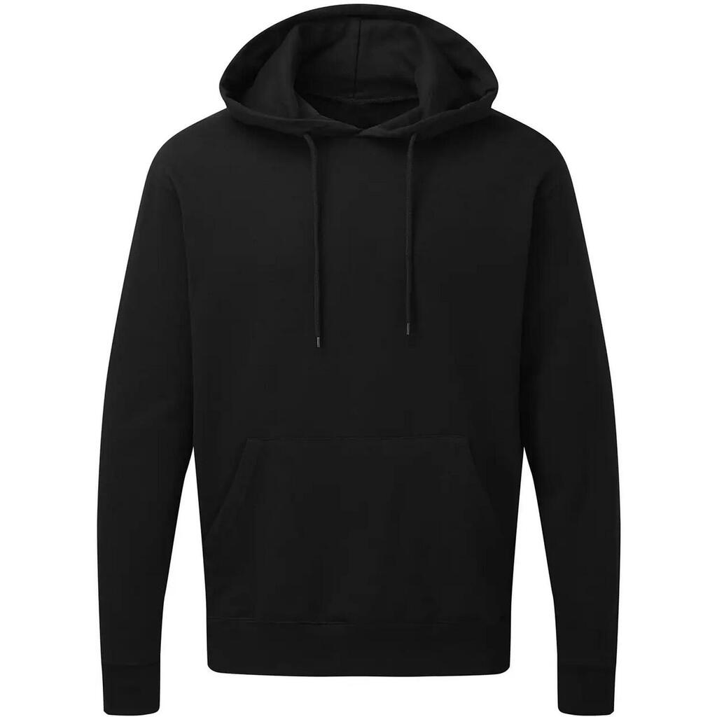 Mens Combed Cotton Hoodie (Dark Black)