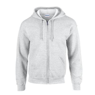 Unisex adult heavy blend full zip hoodie (veiligheid groen)