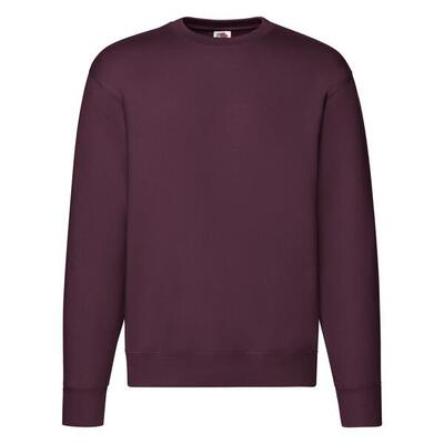 Heren premium ingelegd sweatshirt (houtskool)