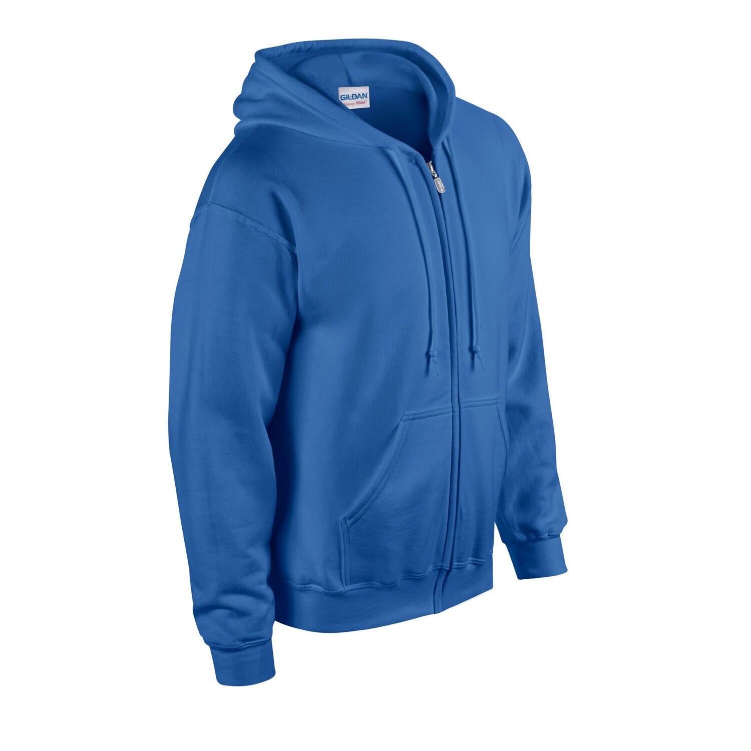 Veste À Capuche Adulte (Bleu Roi) 3/3