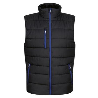 Heren navigate thermisch gilet (zwart/klassiek rood)