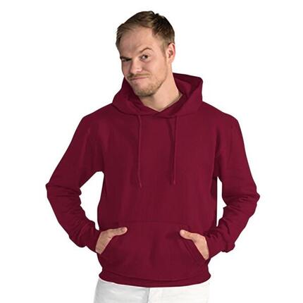 Męska Gładka Bluza Sportowa Przez Głowę Kaptur