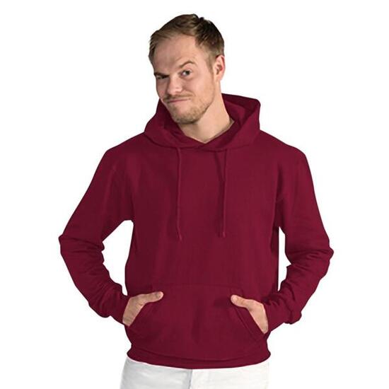 Męska Gładka Bluza Sportowa Przez Głowę Kaptur