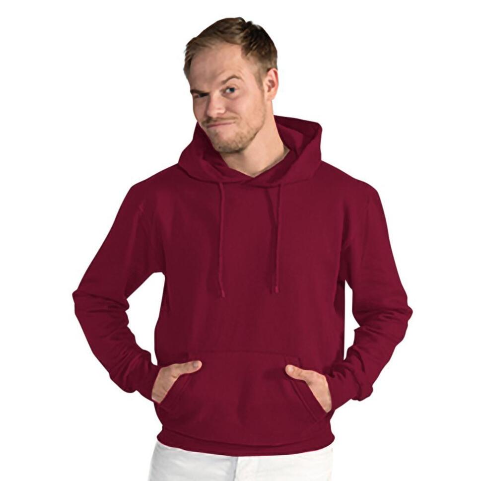 Męska Gładka Bluza Sportowa Przez Głowę Kaptur