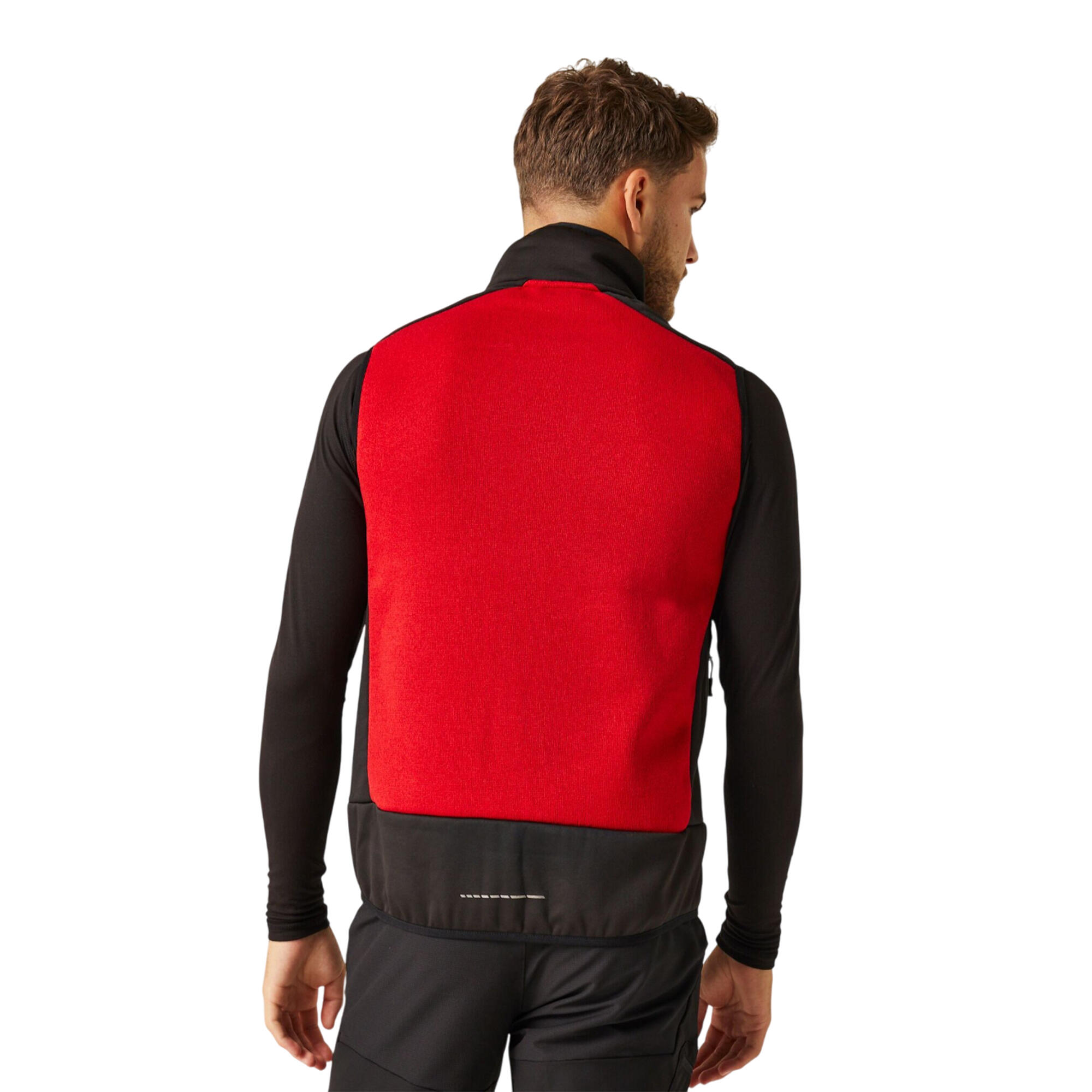EVolve Gilet Imbottito Ibrida Uomo Regatta E-Volve Rosso Classico Nero 2/4