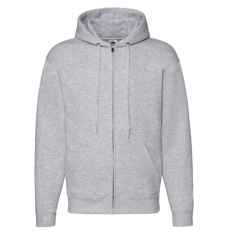 Veste À Capuche PREMIUM Homme (Gris Chiné)