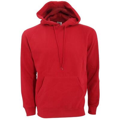 Heren gewone hooded sweatshirt top / hoodie (koninklijk)