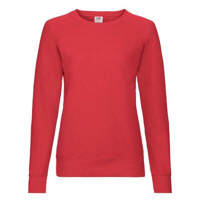 Dames lichtgewicht raglan trui (wit)