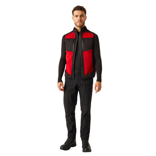 Veste Sans Manches EVOLVE Homme (Rouge Classique / Noir)
