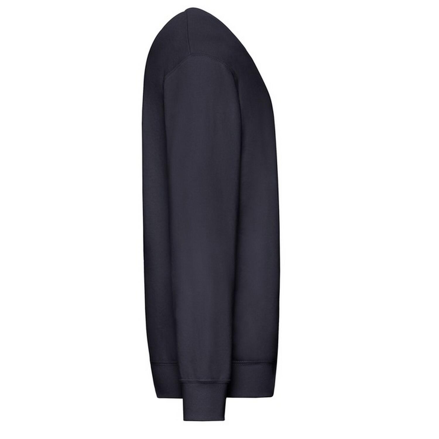 Felpa A Giro Uomo Fruit Of The Loom Blu Scuro 3/3