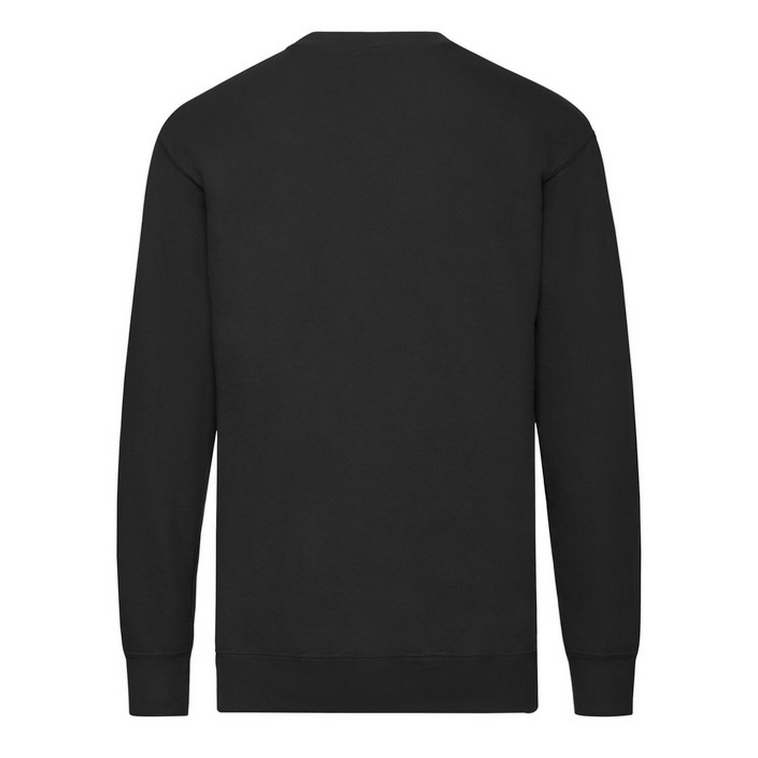 Felpa A Giro Uomo Fruit Of The Loom Nero 2/3