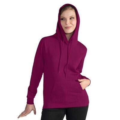 Dames/vrouwen gewone sweatshirt top / hoodie (marineblauw)