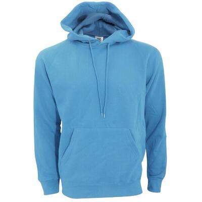 Heren gewone hooded sweatshirt top / hoodie (koninklijk)